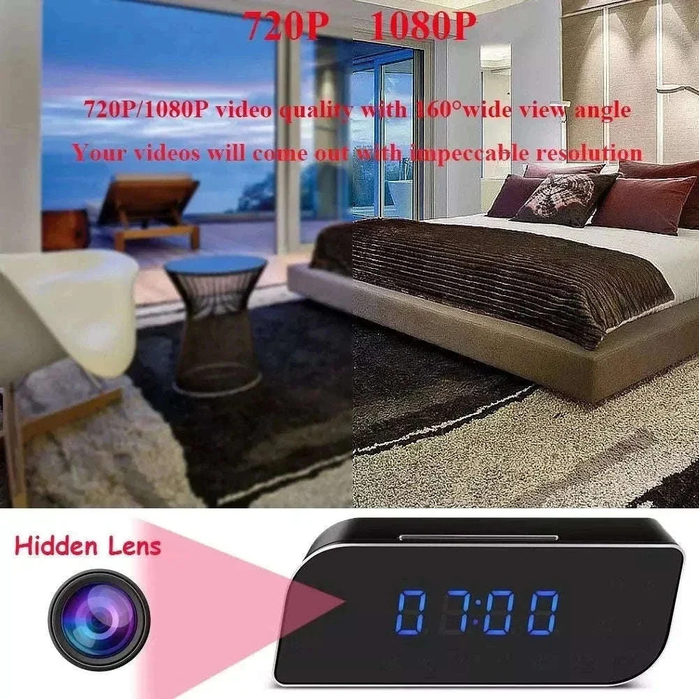 Mini Clock Camera 1080P Discreet Home Monitoring - Image 9