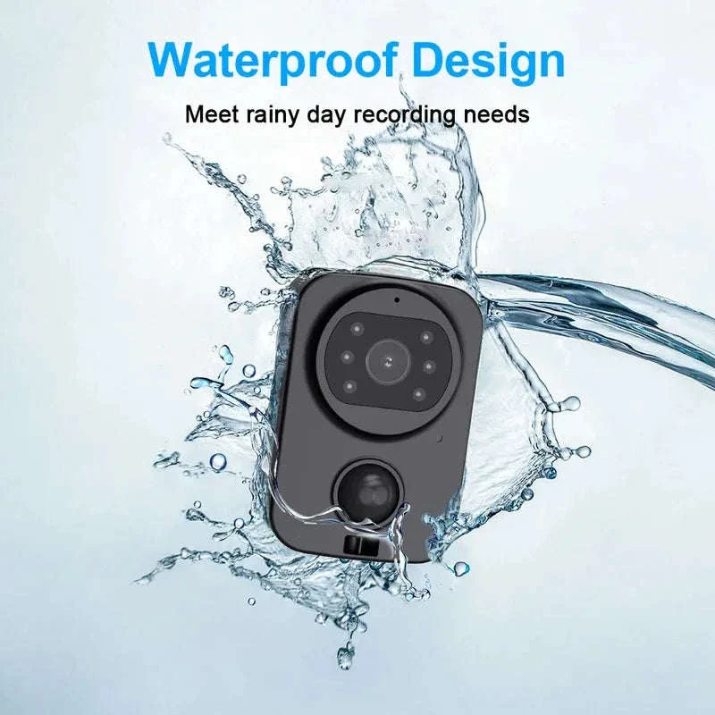1080P Mini Body Camera Waterproof with Night Vision & PIR Motion Sensor - Image 3
