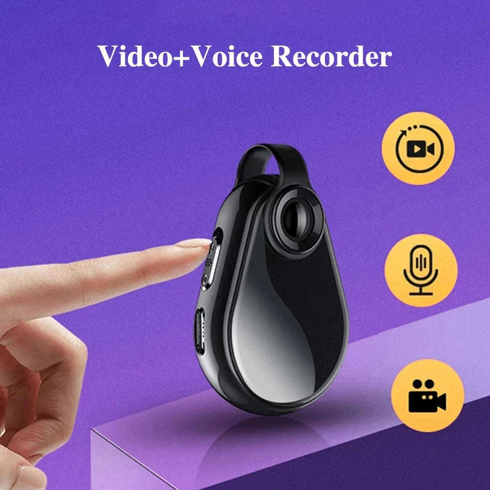 1080P Mini Hidden Camera Necklace with Wide Angle & Audio Recording - Image 7