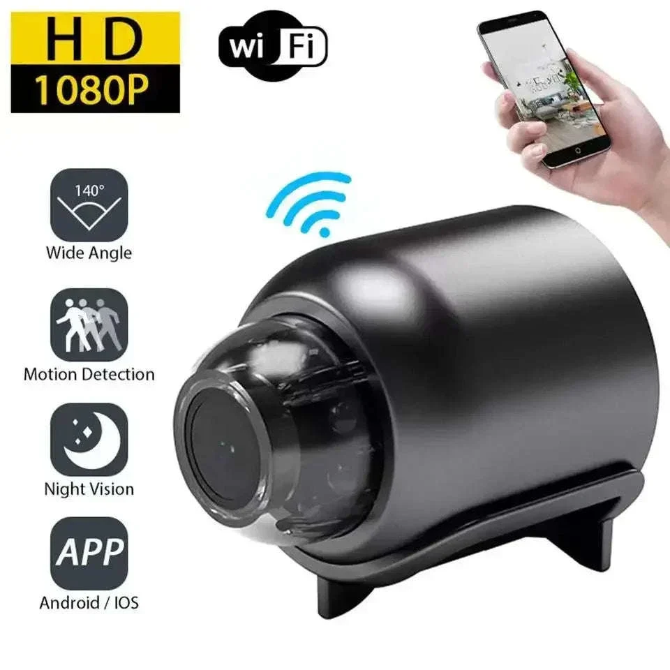 1080P Mini WiFi Camera with HD Night Vision for Home Security
