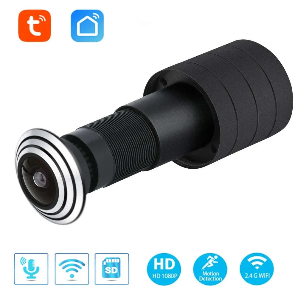 1080P WiFi Door Peephole Camera with 160° Wide Angle - Image 2