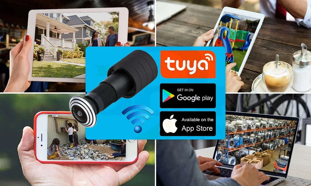 1080P WiFi Door Peephole Camera with 160° Wide Angle - Image 9