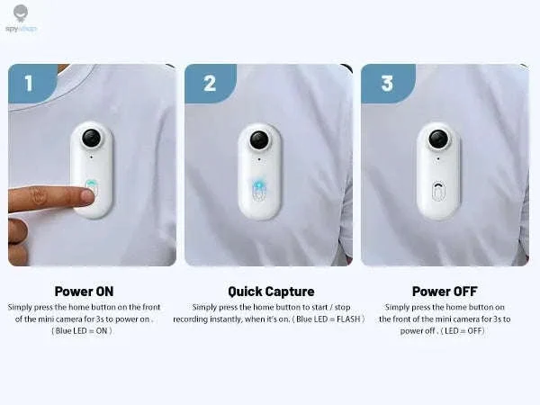 Mini Wireless Body Camera with 1080P Recording and 128GB Support - Image 11