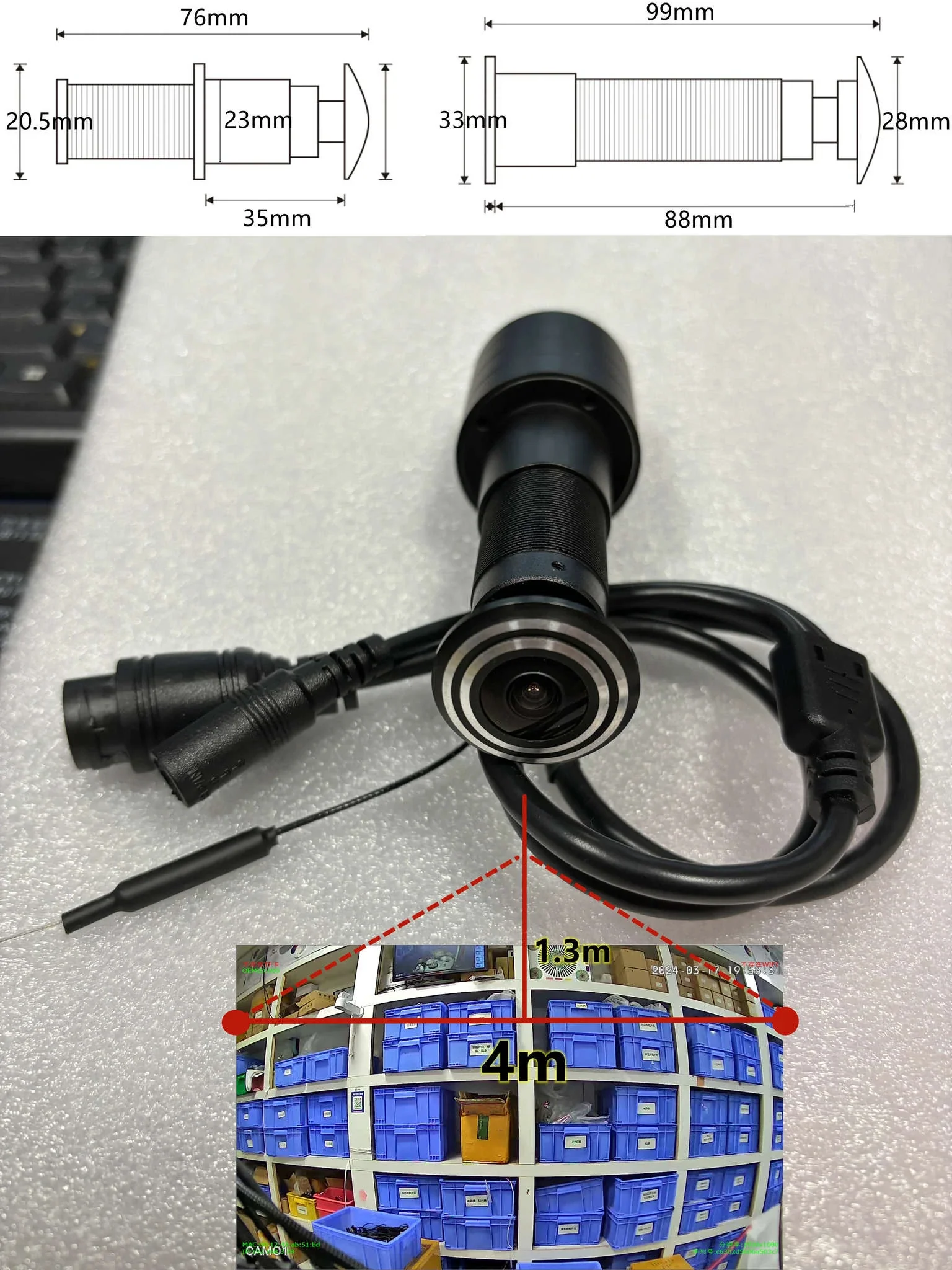 1080P Wide-Angle Peephole Security Camera with Motion Detection - Image 29