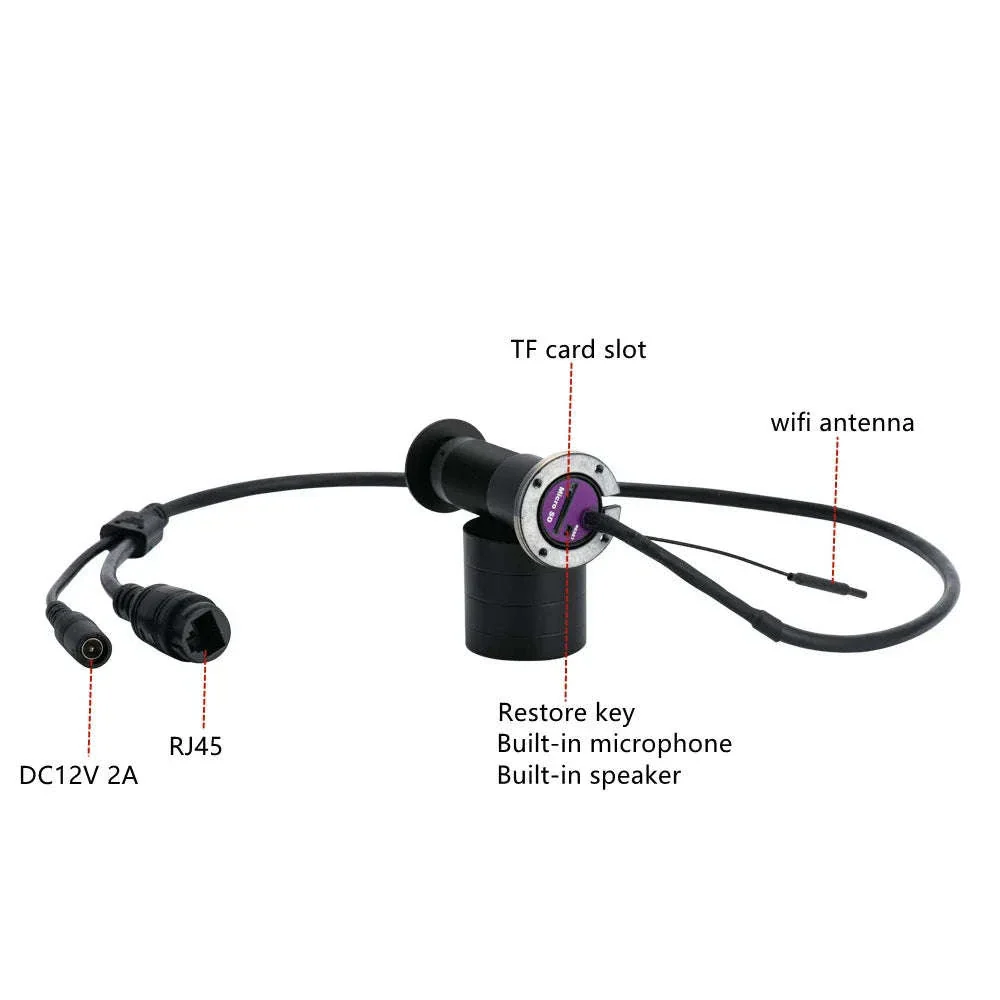 1080P Wide-Angle Peephole Security Camera with Motion Detection - Image 4