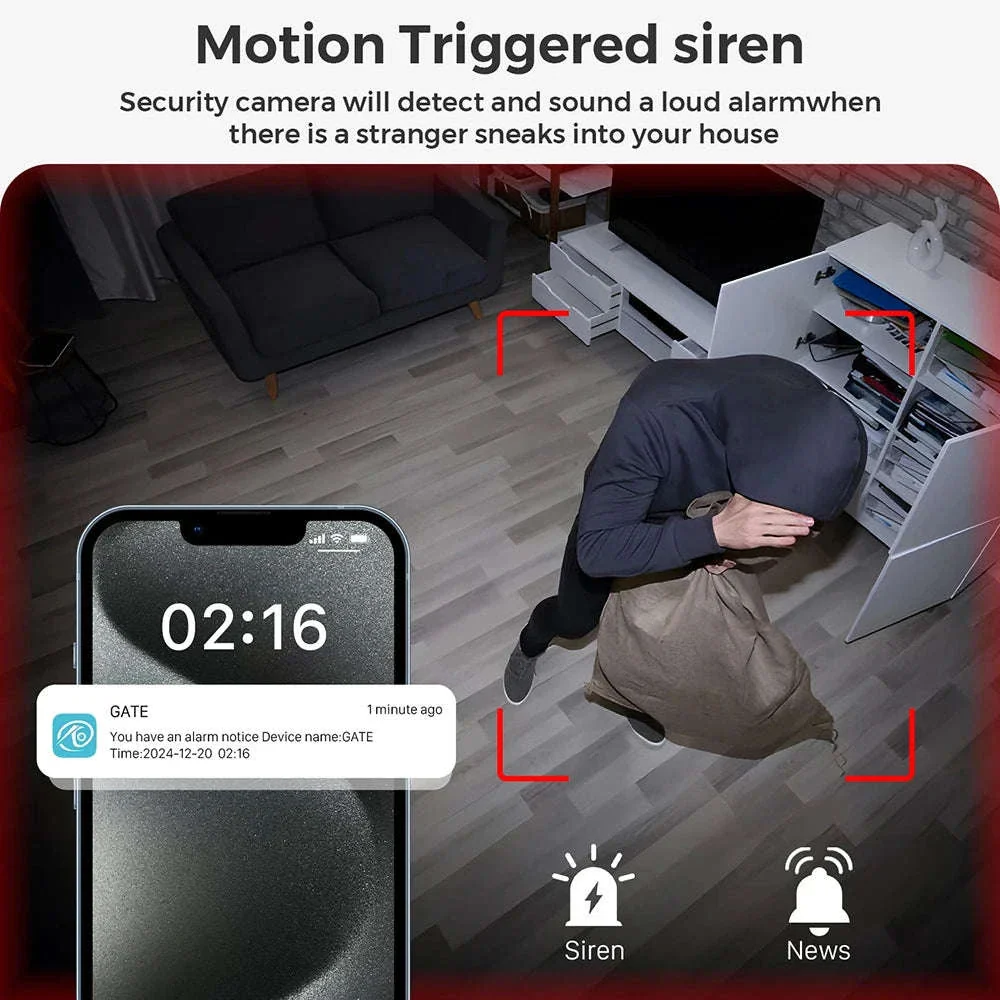 1080P WiFi Mini Camera Module with Motion Detection & 120° Wide Angle - Image 13