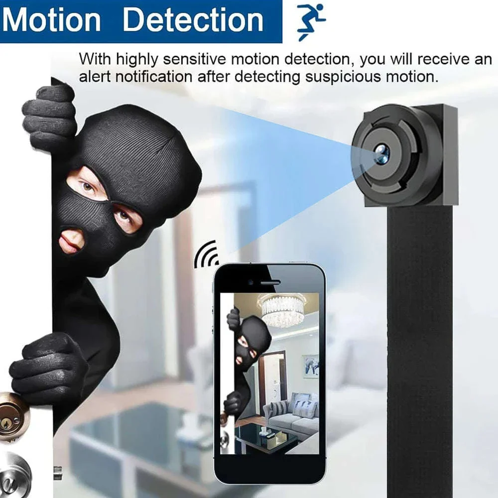 1080P WiFi Mini Camera with Remote Viewing & Motion Detection - Image 4