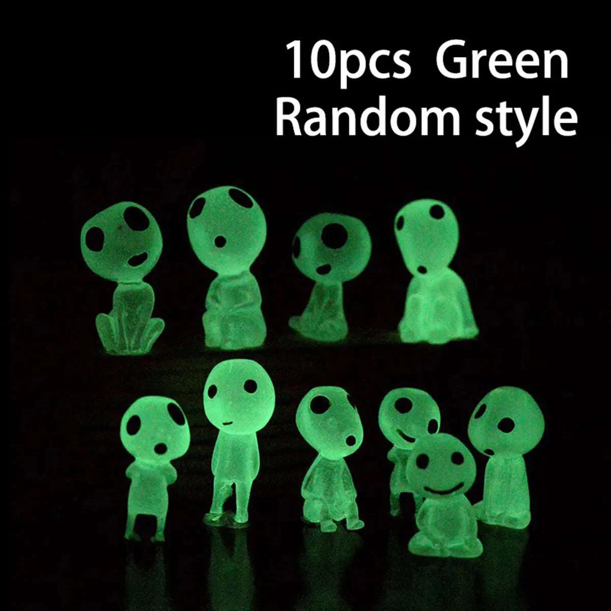 10-Piece Glow in the Dark Princess Garden Ornament Set - Image 3