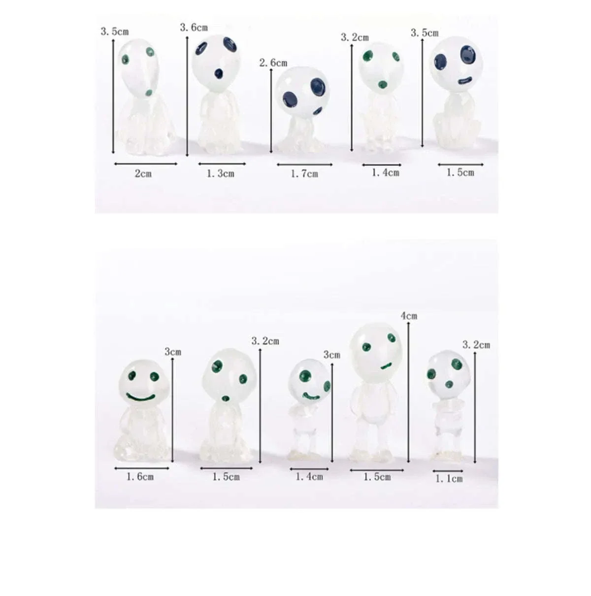 10-Piece Glow in the Dark Princess Garden Ornament Set - Image 5