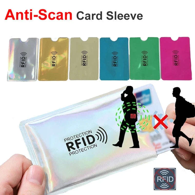 10-Pack RFID Blocking Card Sleeves for Everyday Card Protection
