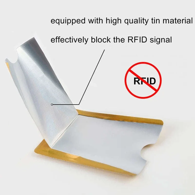10-Pack RFID Blocking Card Sleeves for Everyday Card Protection - Image 10