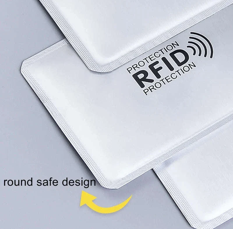 10-Pack RFID Blocking Card Sleeves for Everyday Card Protection - Image 11