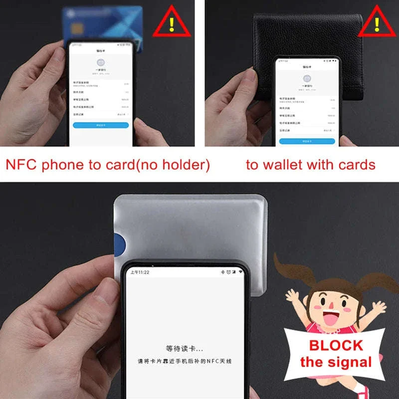 10-Pack RFID Blocking Card Sleeves for Everyday Card Protection - Image 13