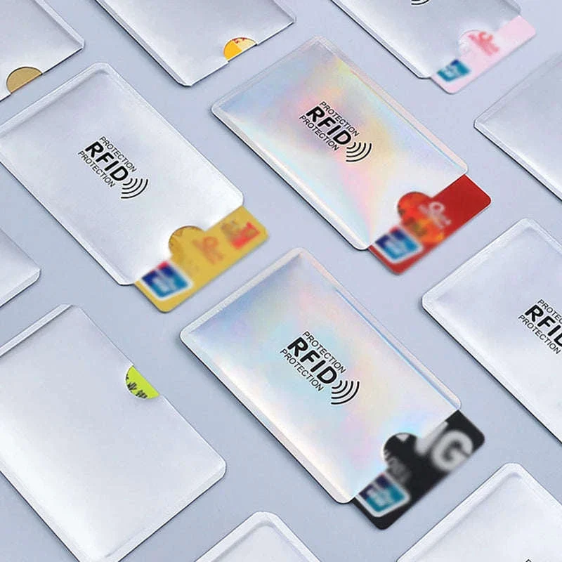 10-Pack RFID Blocking Card Sleeves for Everyday Card Protection - Image 3