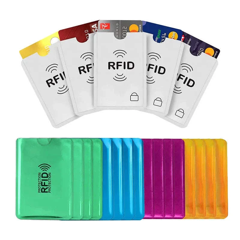 10-Pack RFID Blocking Card Sleeves for Everyday Card Protection - Image 7