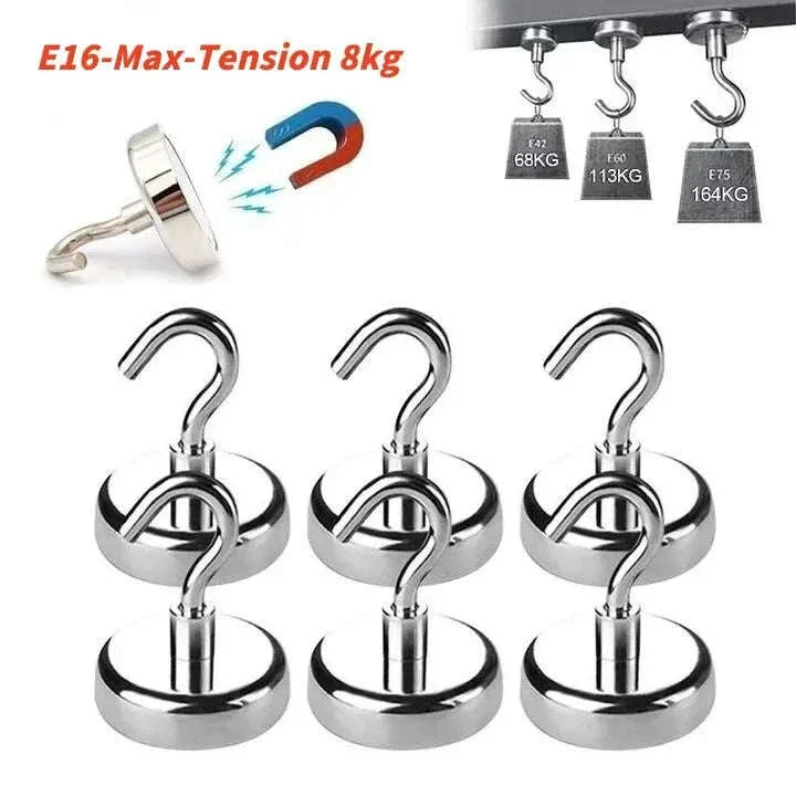 10PCS Strong Magnet Hooks for Fast, Flexible Storage - Image 15