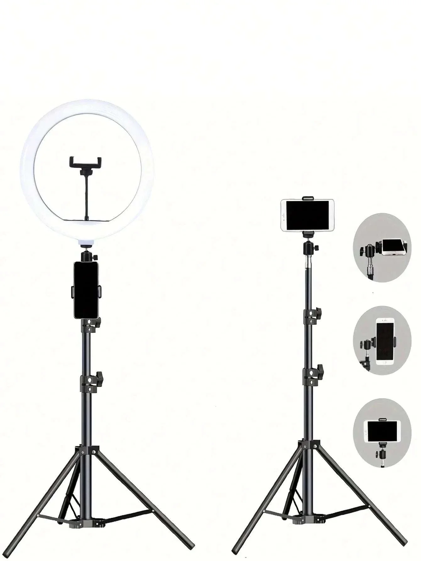 10-Inch Ring Light with 110cm Tripod Stand & Remote for Streaming - Image 5