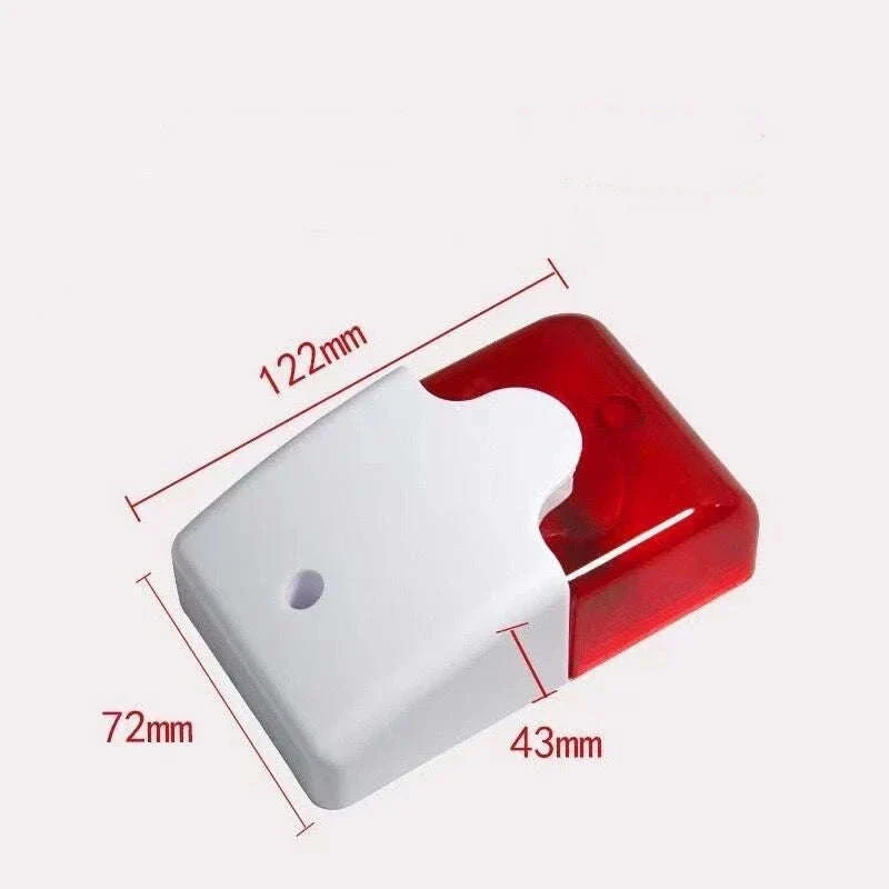 Wired Strobe Siren Alarm with 120dB Sound and LED Flash - Image 4