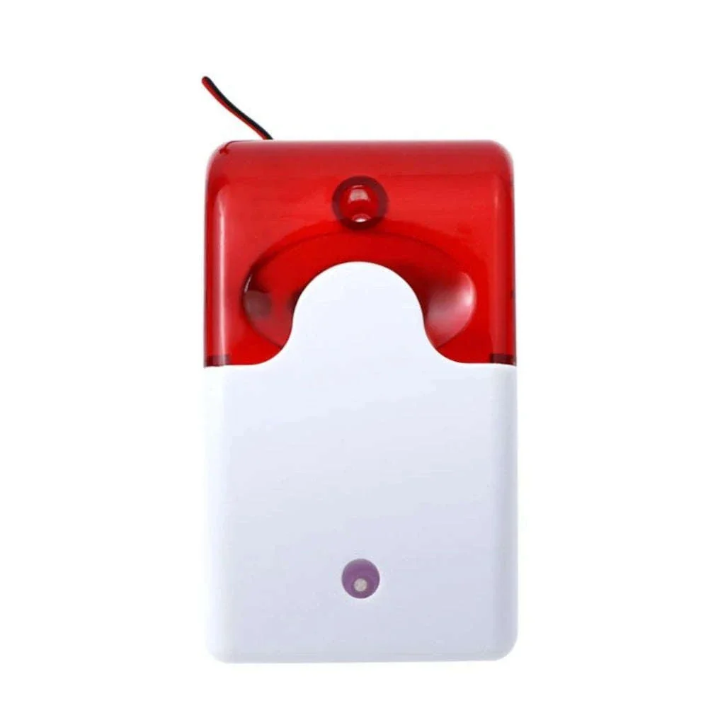 Wired Strobe Siren Alarm with 120dB Sound and LED Flash - Image 6