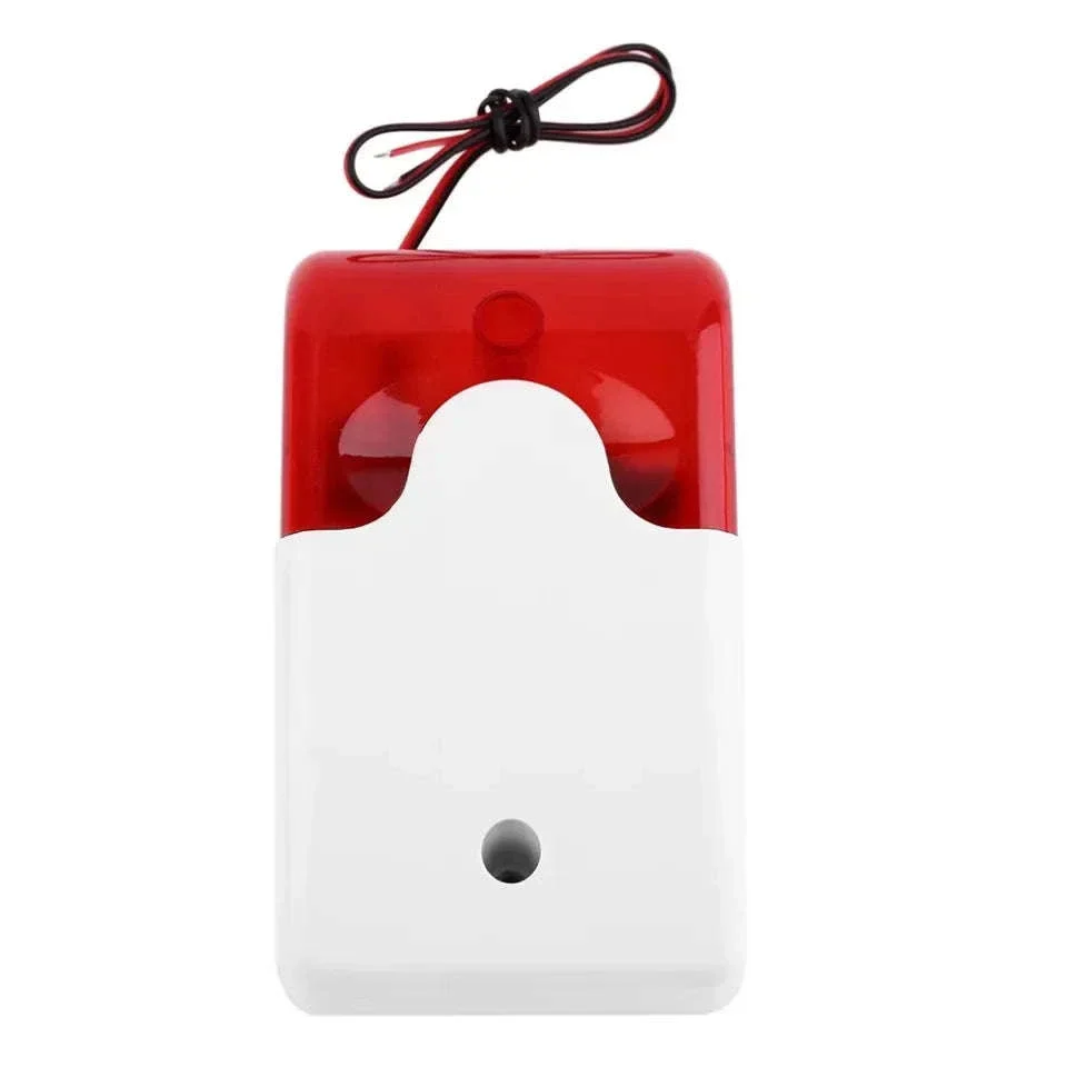 Wired Strobe Siren Alarm with 120dB Sound and LED Flash - Image 7