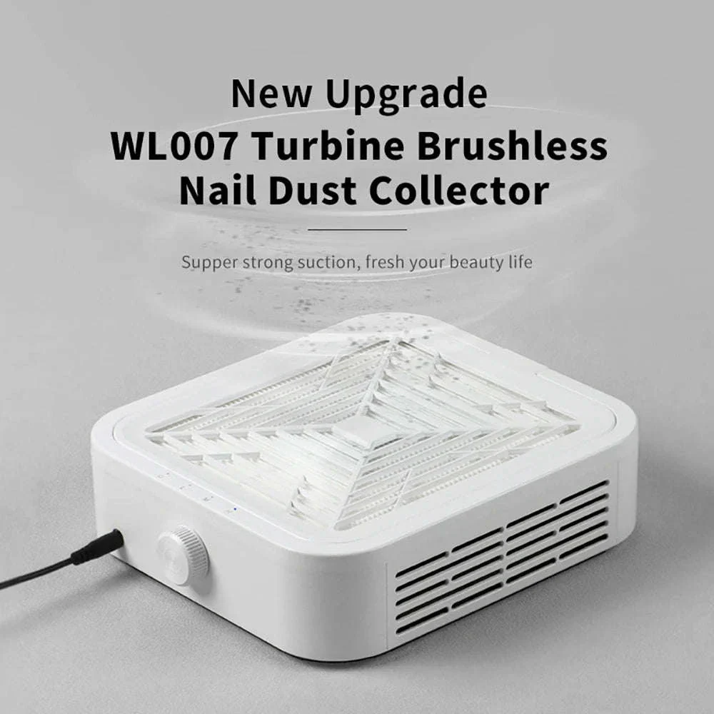120W Nail Dust Collector with Adjustable Speed & Reusable Filter - Image 9