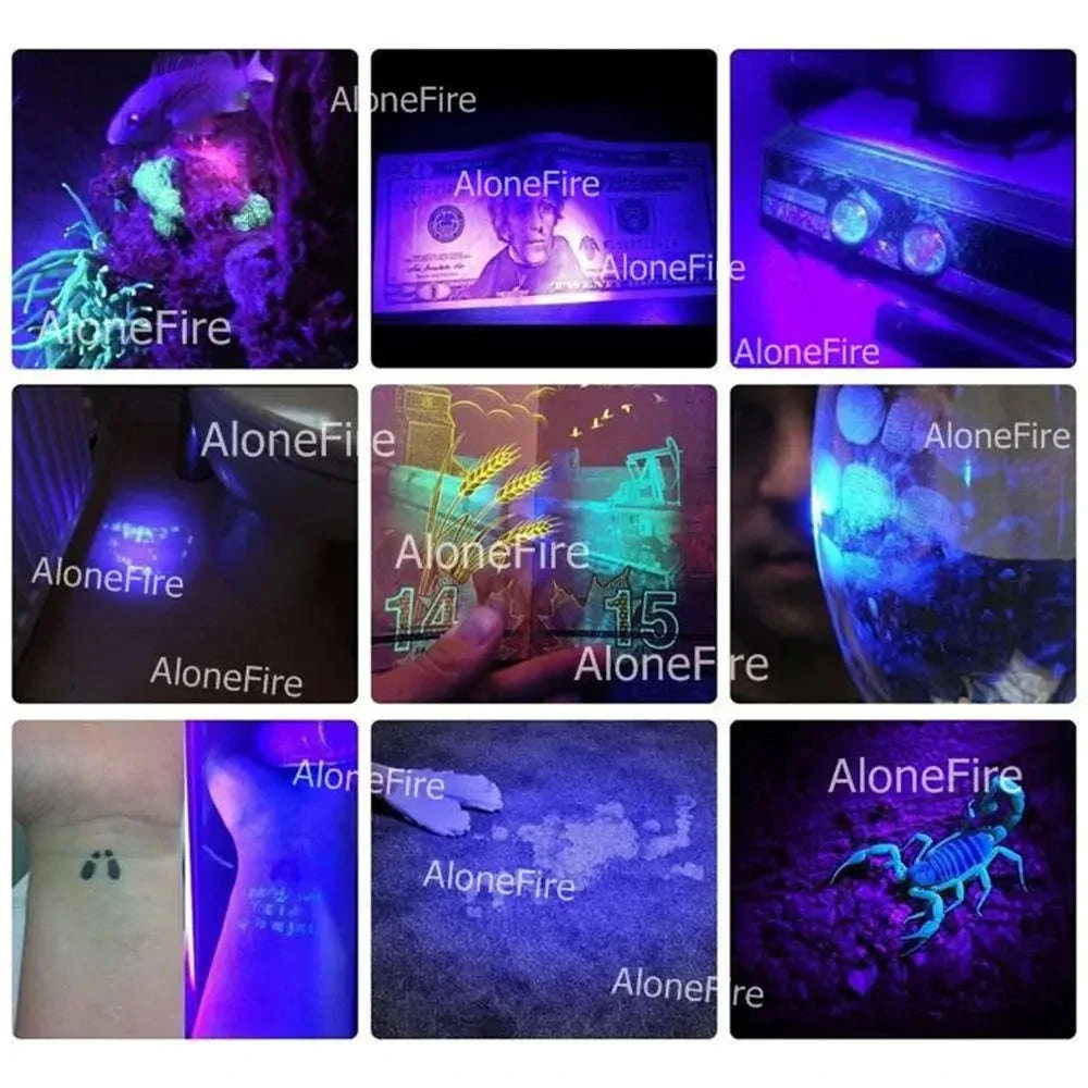 128 LED UV Flashlight for Stains, Minerals, and Night Scans - Image 20