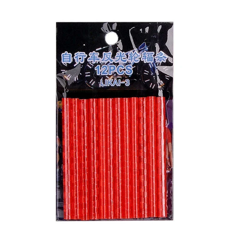 12PCS Bicycle Wheel Spokes Reflective Tubes for Safer Riding - Image 9