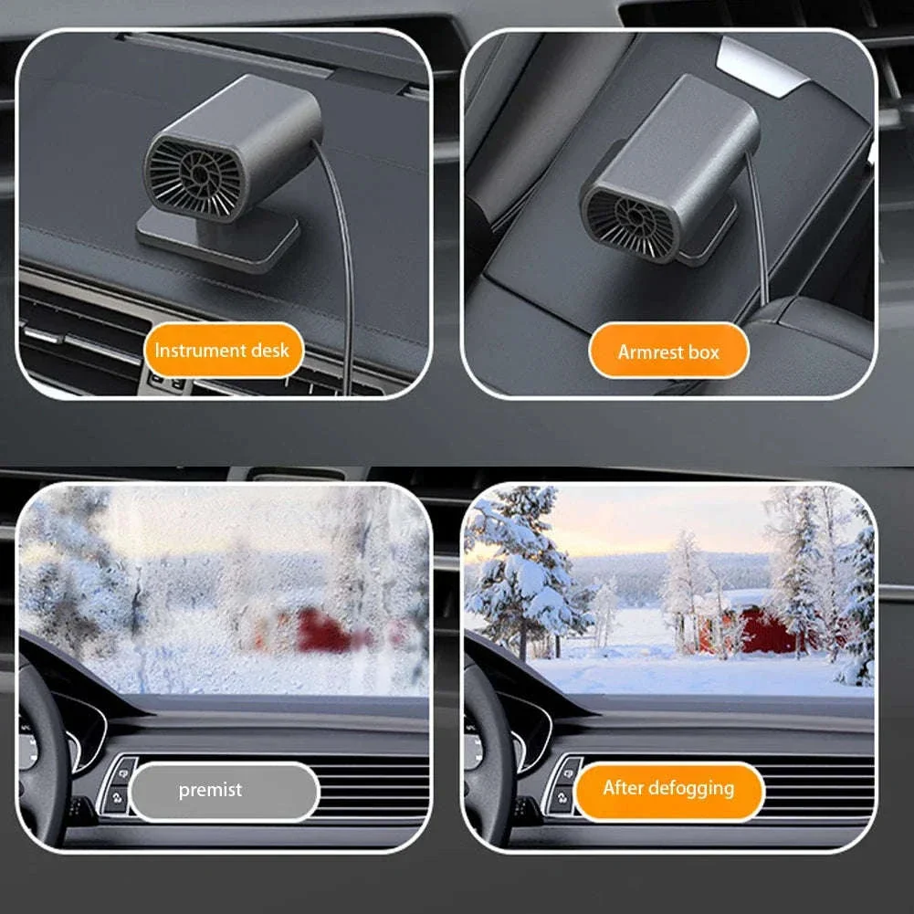 12V 200W Car Heater Demister Rapid Windshield Defroster - Image 4