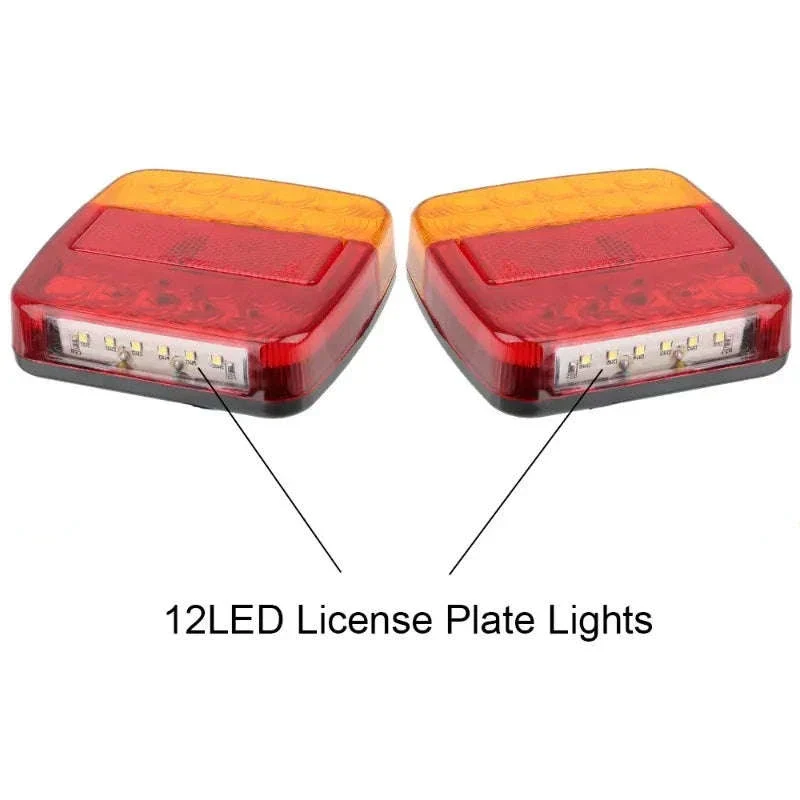 12V 26-LED Tail Light with Number Plate Light - Image 16