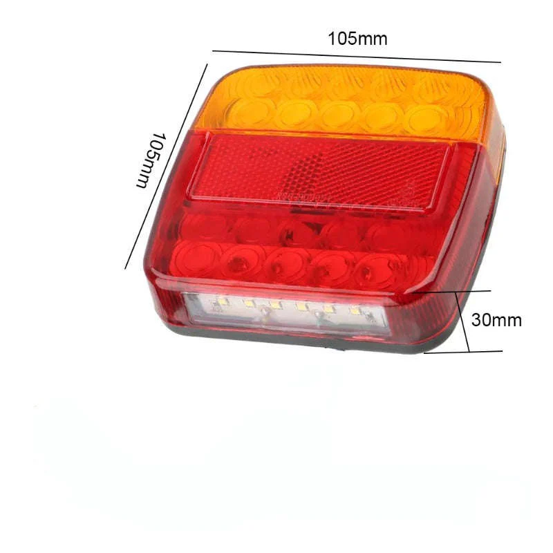 12V 26-LED Tail Light with Number Plate Light - Image 9