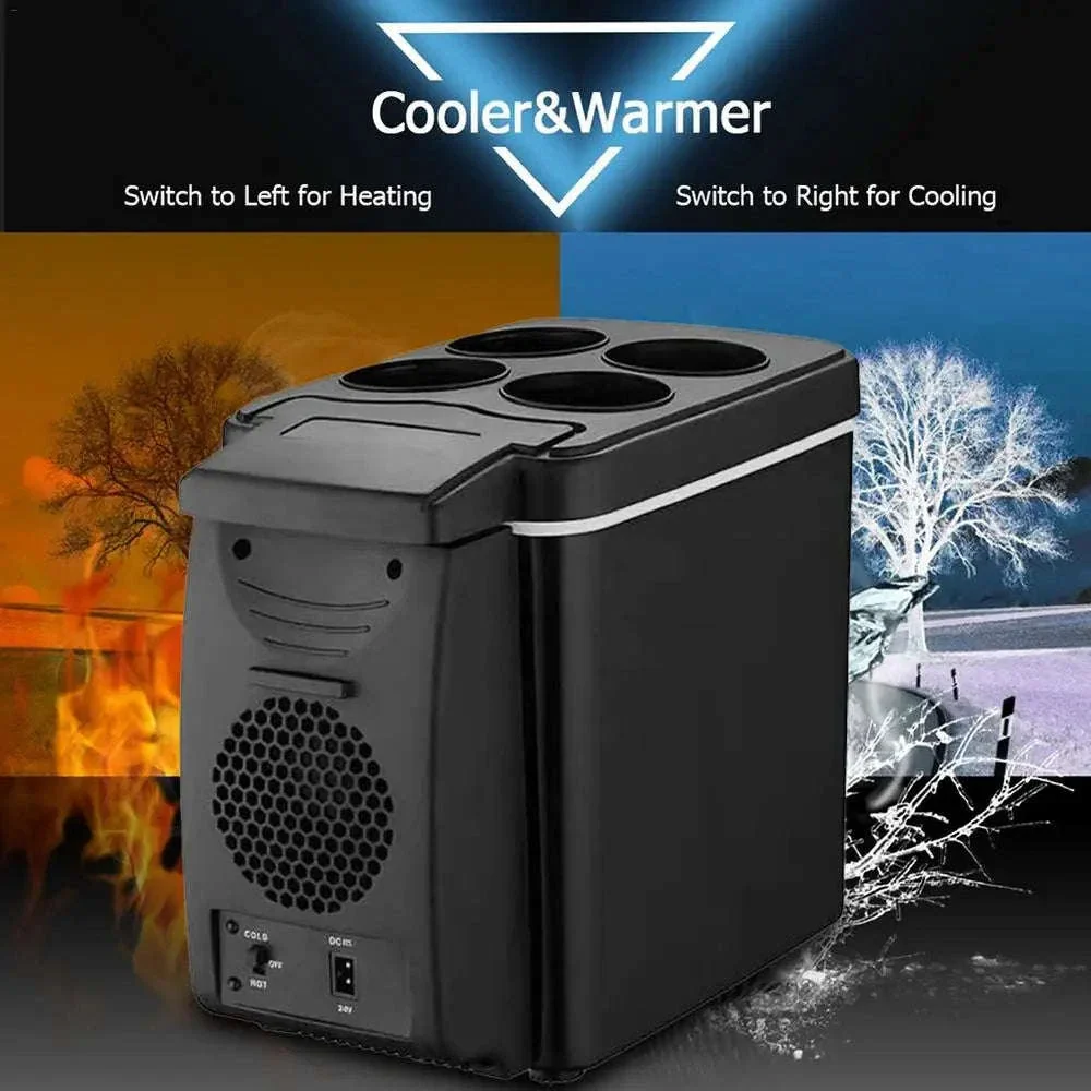 12V 6L Car Cooler and Warmer Mini Fridge for Travel - Image 12