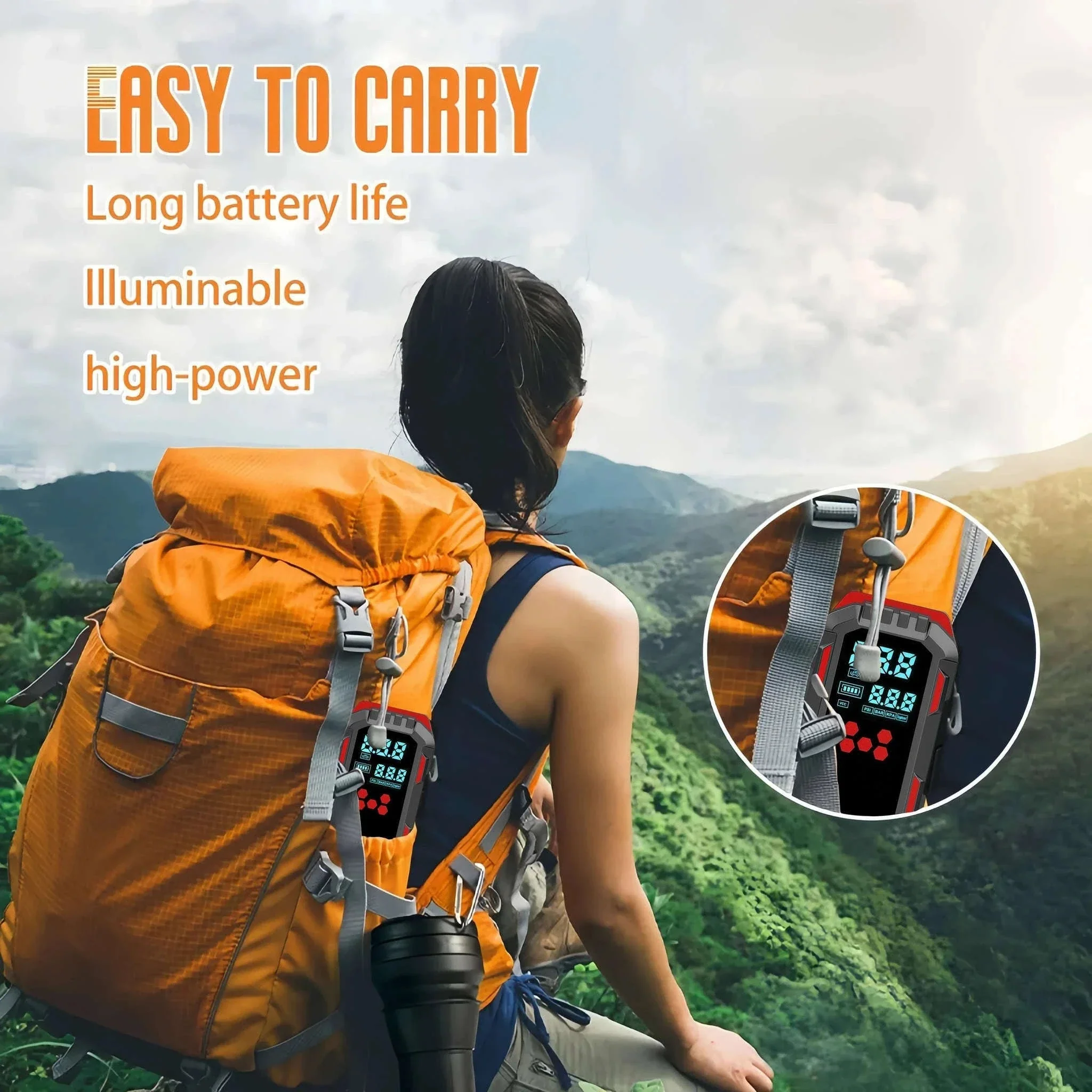 12V Car Jump Starter & Air Compressor with 150 PSI and USB Power - Image 4