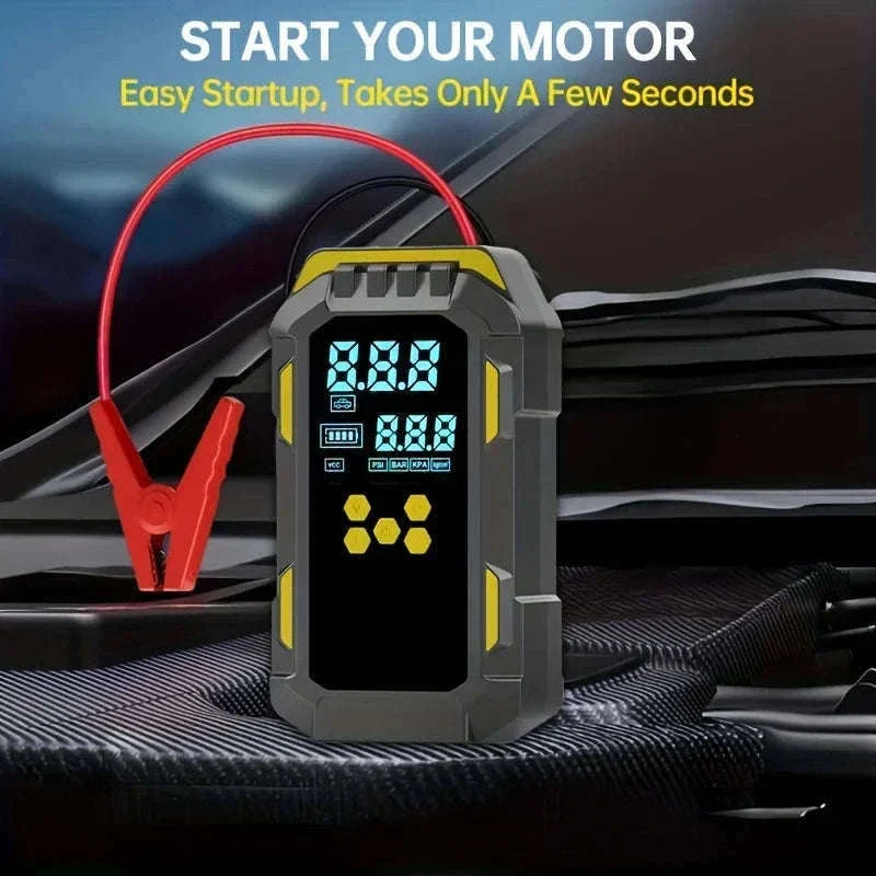 12V Car Jump Starter & Air Compressor with 150 PSI and USB Power - Image 7