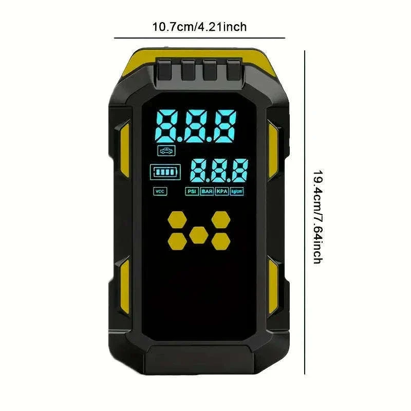 12V Car Jump Starter & Air Compressor with 150 PSI and USB Power - Image 8