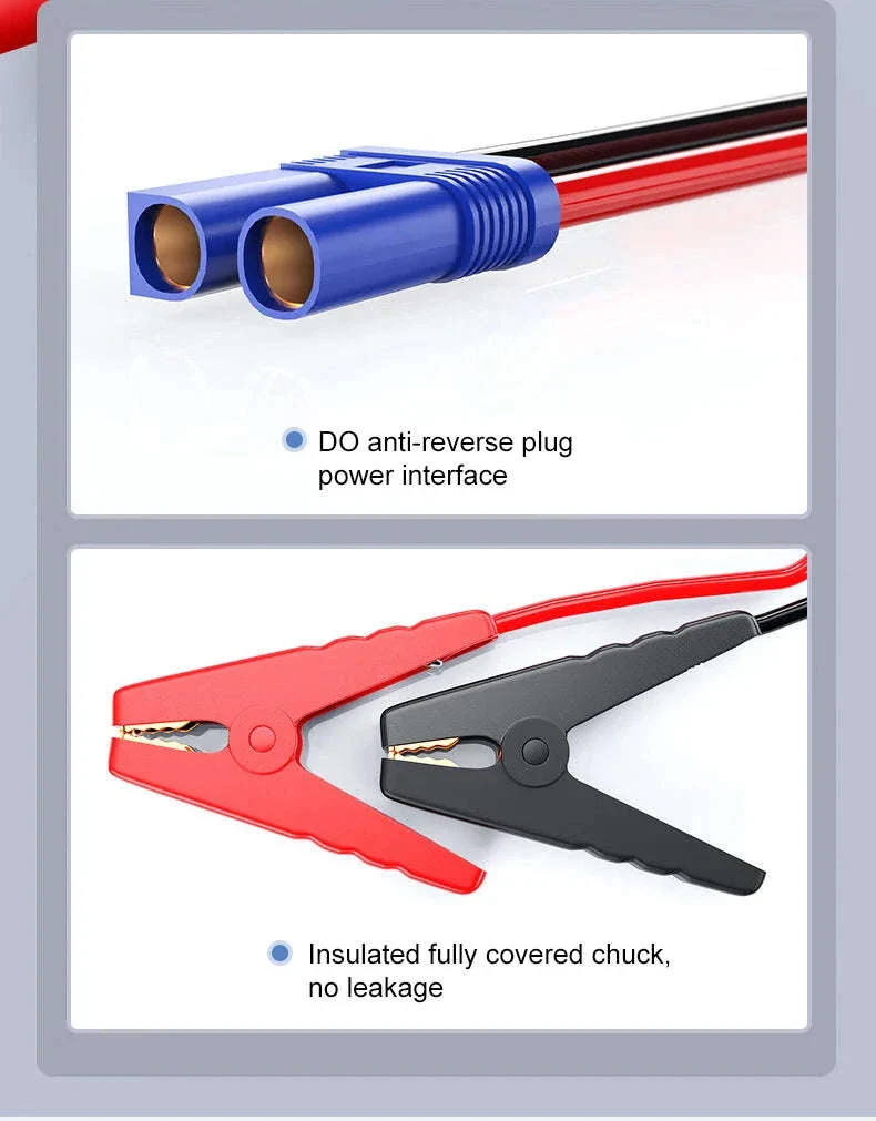 12V Car Jump Starter with USB Charging and LED Light - Image 22