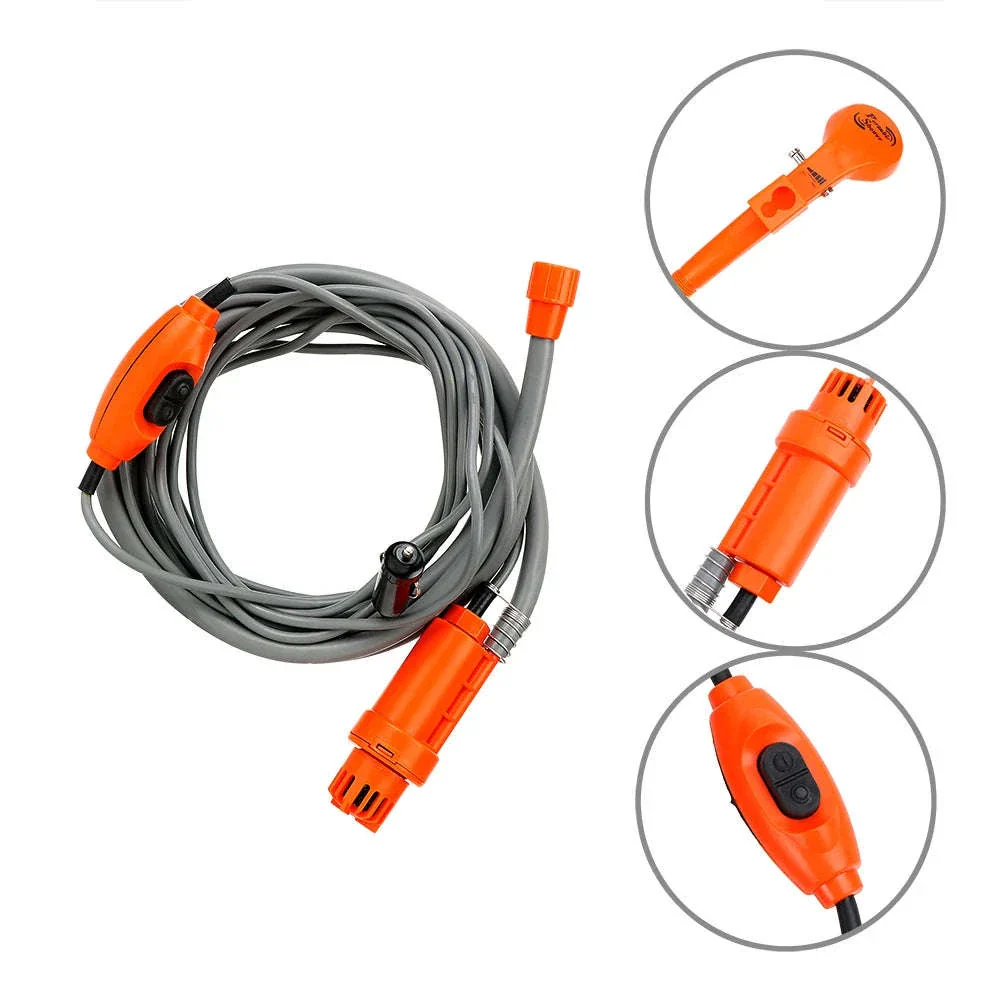 12V Portable Car Shower Pump Kit - Image 11