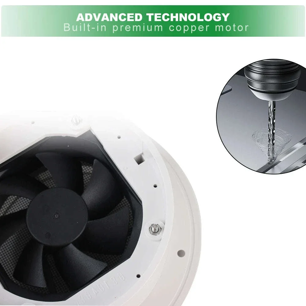 12V Side Air Outlet Ventilation Exhaust Fan for RV Trailer Camper - Image 5