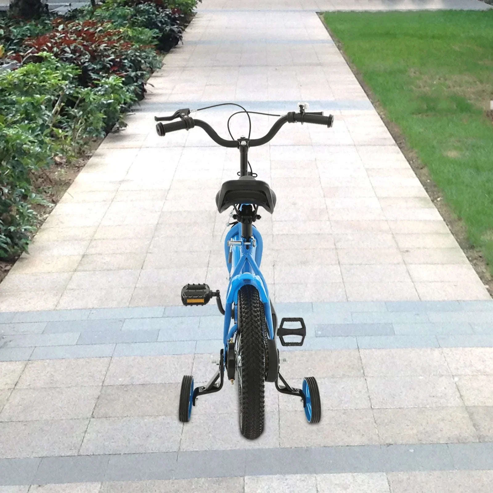 14-Inch Kids Learning Bicycle with Training Wheels - Image 15