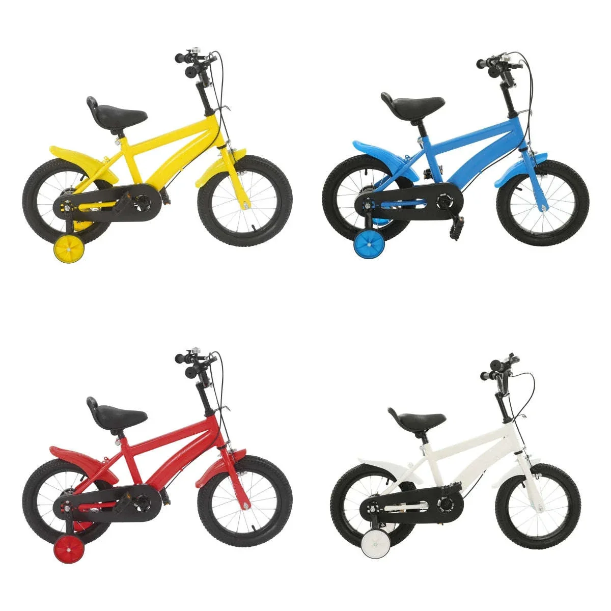 14-Inch Kids Learning Bicycle with Training Wheels - Image 18