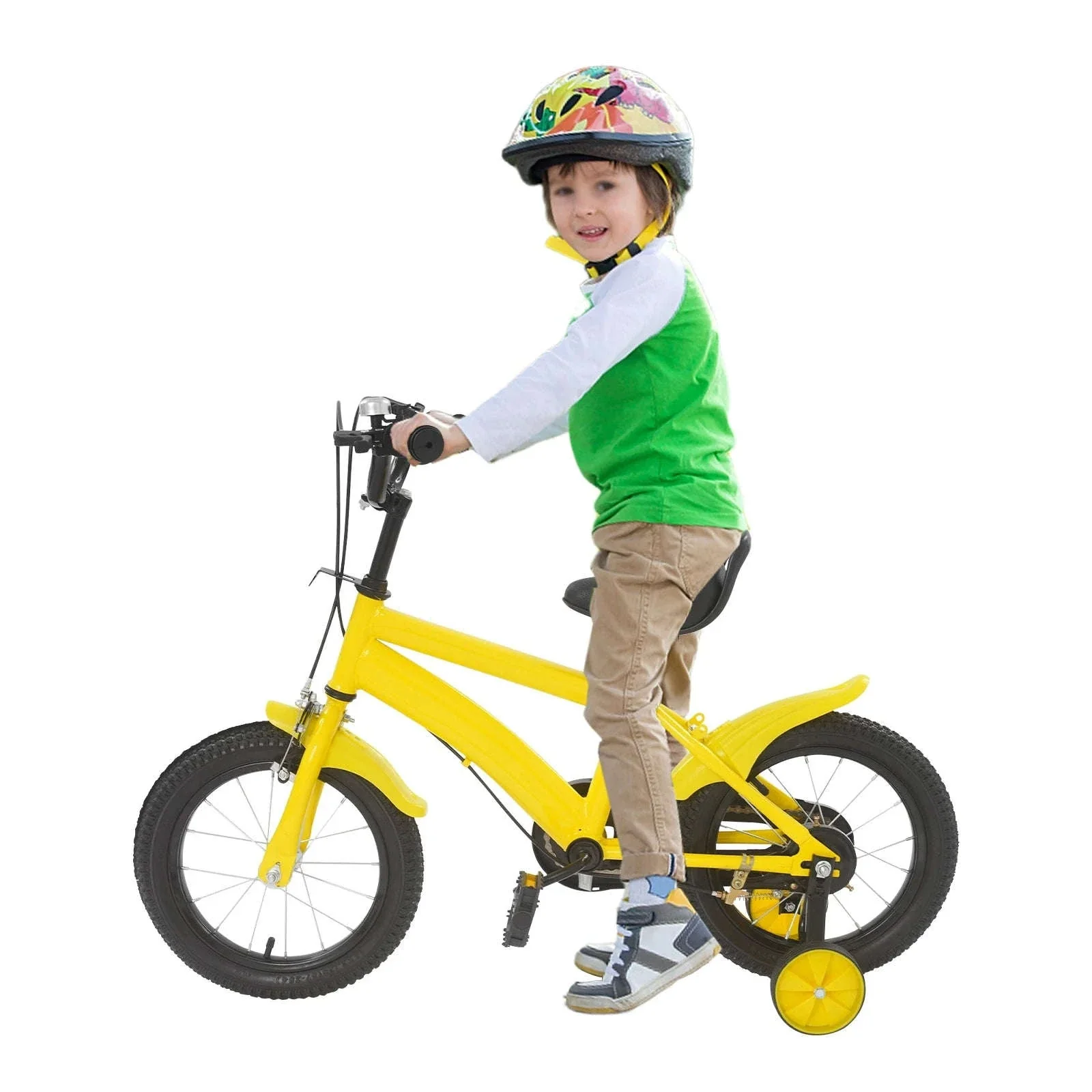 14-Inch Kids Learning Bicycle with Training Wheels - Image 20