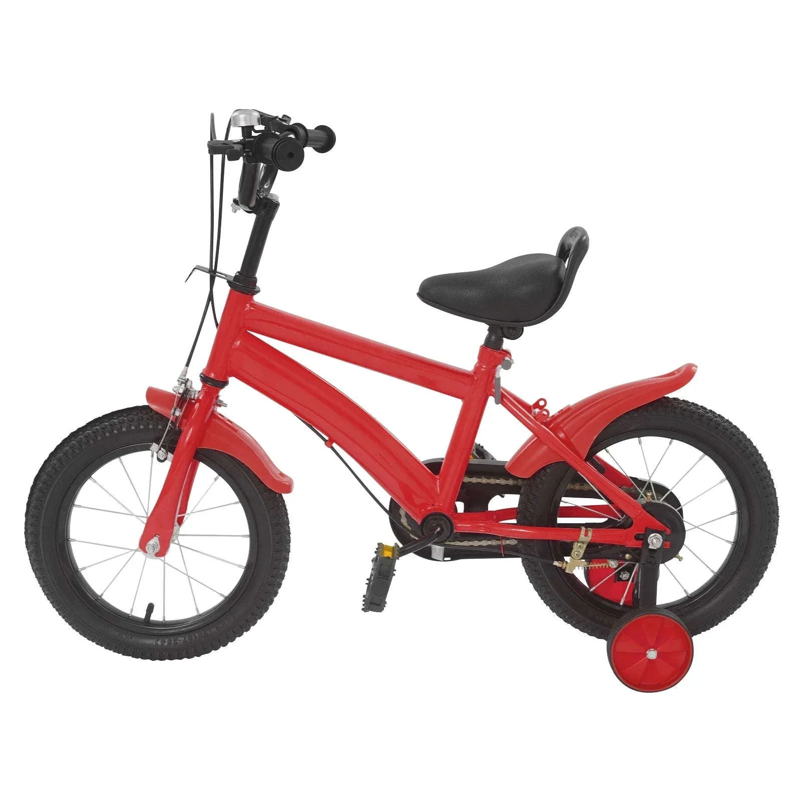 14-Inch Kids Learning Bicycle with Training Wheels - Image 30