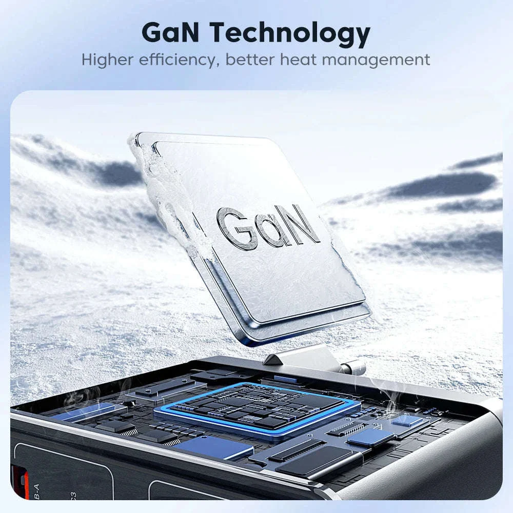 140W GaN USB-C Fast Charger with 4 Ports for Laptops, Phones - Image 4