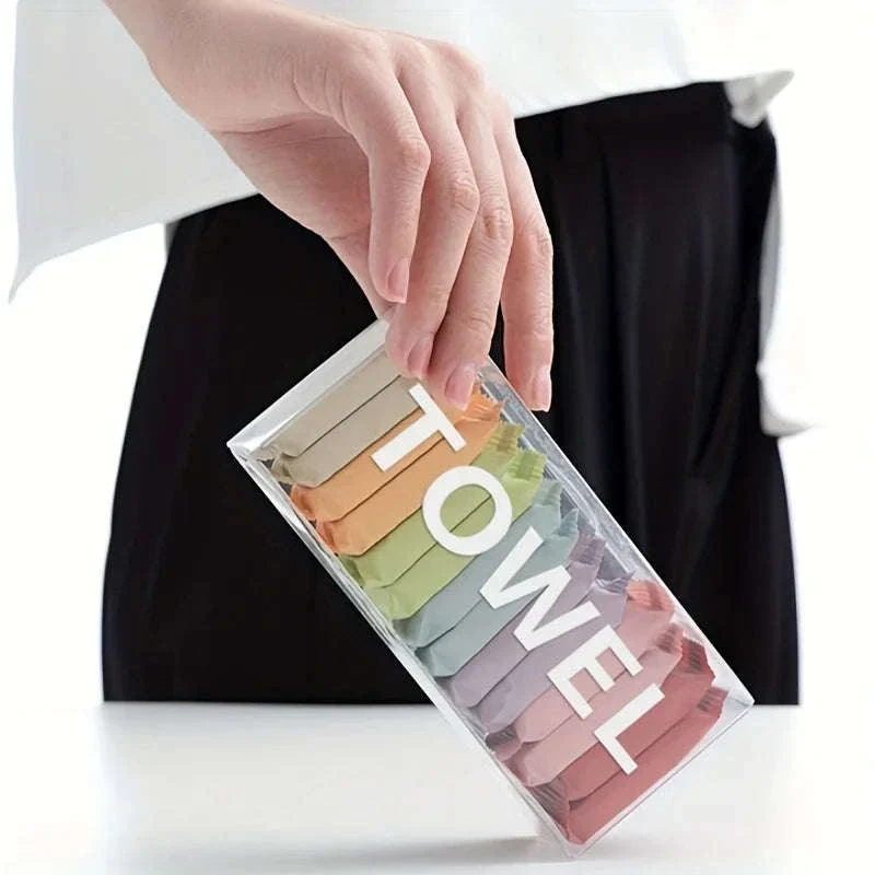 14pcs Compressed Disposable Face Towels for Travel and Daily Use - Image 12