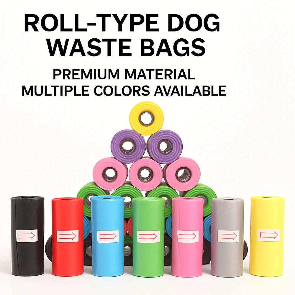 1500 Biodegradable Dog Poop Bags Refill, 100 Rolls