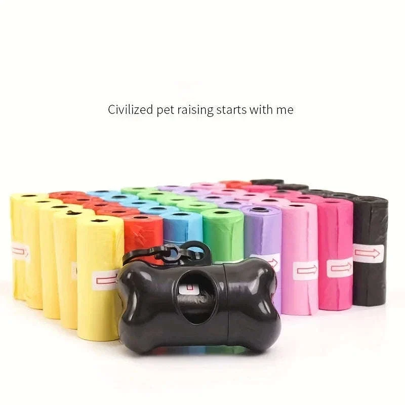 1500 Biodegradable Dog Poop Bags Refill, 100 Rolls - Image 2