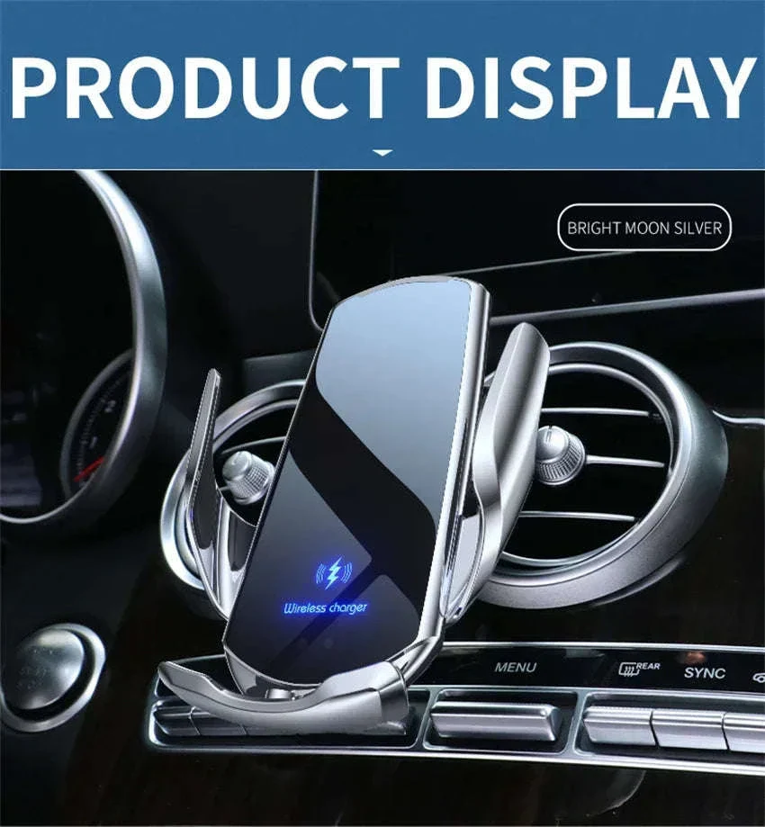 15W Car Magnetic Wireless Charger with Fast Charging Mount - Image 24