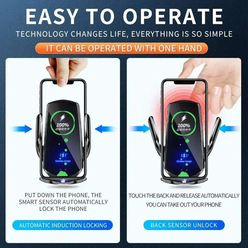 15W Car Magnetic Wireless Charger with Fast Charging Mount - Image 6