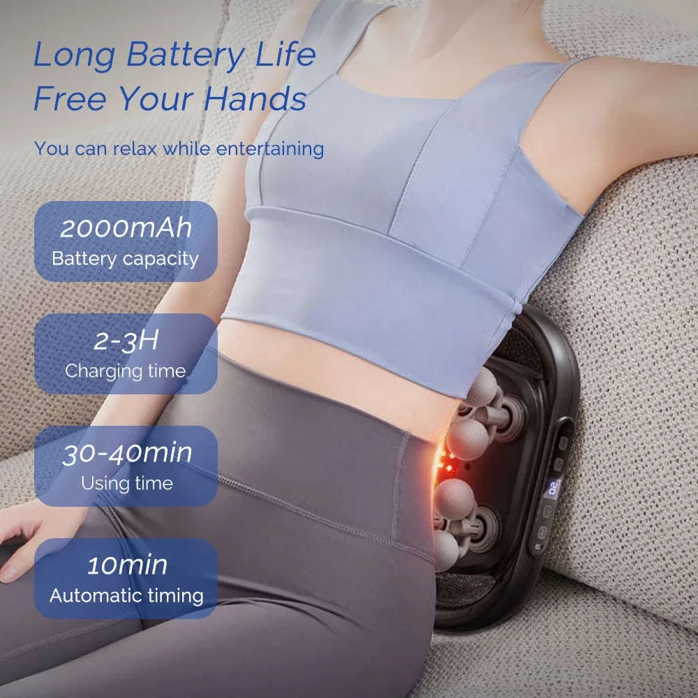 16-Head Fascia Massage Gun for Deep Muscle Relief - Image 6