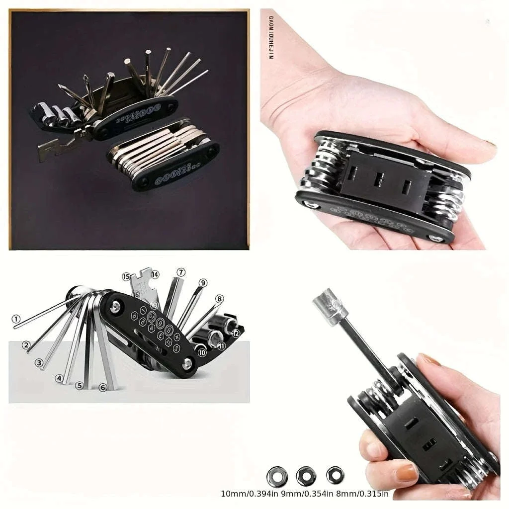 16-in-1 Socket Wrench Set with Rotating Head for Easy Repairs - Image 3