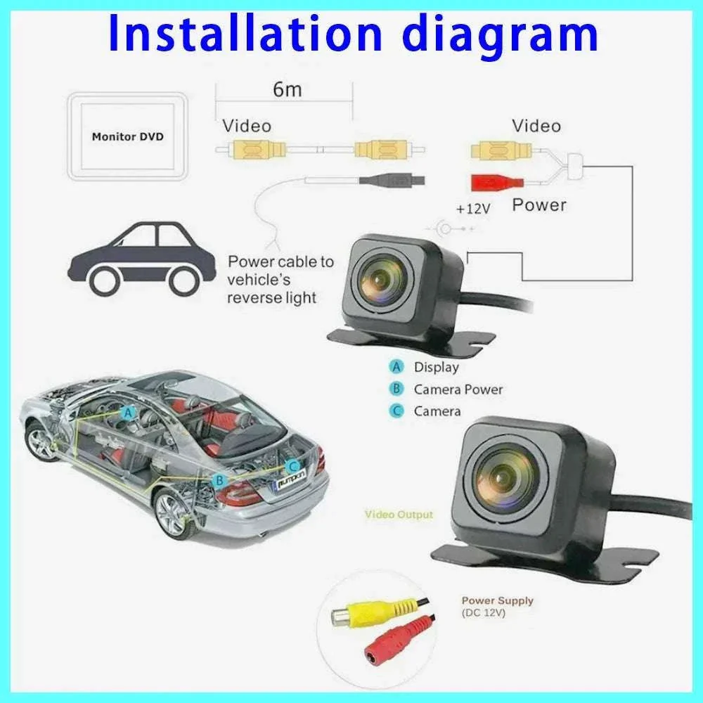 1080P AHD Rear View Camera 170° for Jeep Renegade Fiat Tipo 2015–2019 - Image 7